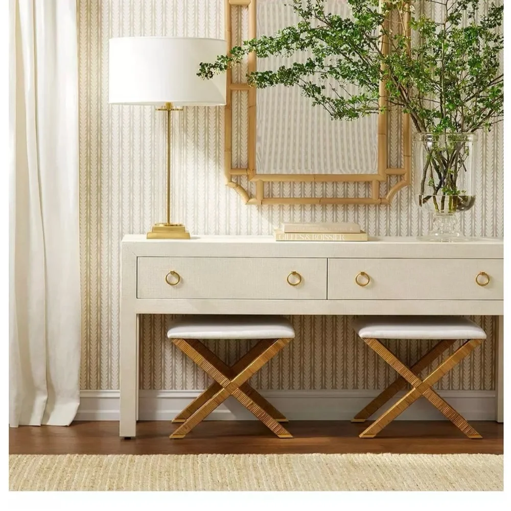 Serena & Lily Oceana Sand/White Wallpaper Roll